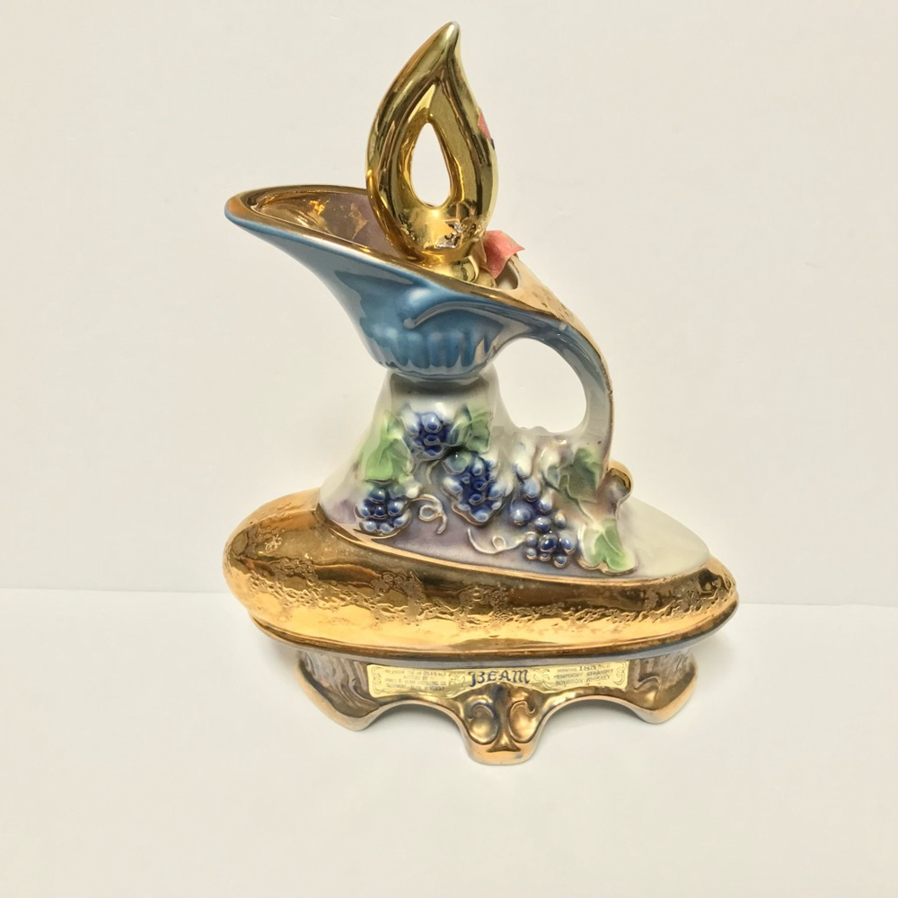 VINTAGE 1977 Jim Beam GOLDEN JUBILEE Executive Decanter - Regal China Empty